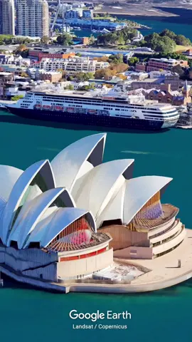 Sydney Opera House📍. Located in Sydney, Australia. Originally designed by Danish architect Jørn Utzon, its most notable features include the “shell” style roof structures. The Sydney Opera House was formally completed in 1973, and cost around 100 million to build. The venue hosts over 1500 performances every year. #travel #nature #photography #travelphotography #photooftheday #picoftheday #tiktok #photo #beautiful #naturephotography #follow #wanderlust #adventure #tiktoktravel #travelblogger #landscape #trip #explore #traveltiktok #googlemaps #googleearth #fyp