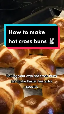 Make hot cross buns at home this Easter. Recipe by Thalia Ho #Baking #Easter 