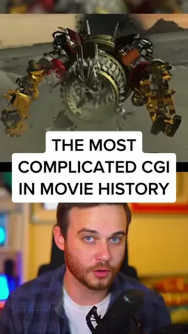 The most complicated CGI model in movie history. 