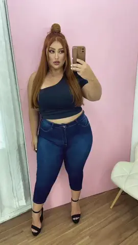 #Calça Capri Plus size 