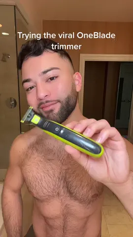 I’ve seen the OneBlade trimmer all over tiktok and had to try it myself 🪒 Overall I am really impressed, it is able to give you a detailed shave on the face but also works super efficiently on the body 🙌🏽🔥 #shaving #shavingroutine #shavingtips #mensgrooming 