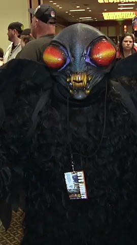 More incredible #cosplay from #Astronomicon6! Check out this Mothman based on West Virginia folklore. #horror  #cosplayer  #folklore #fyp  #astronomicon #mothman #westvirginia