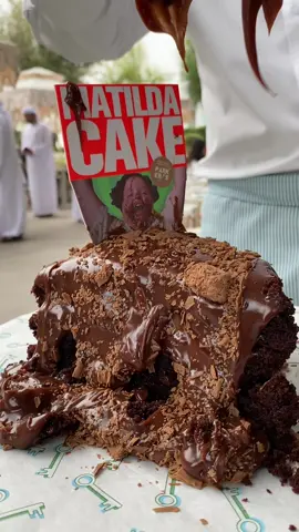 Matilda Cake in Dubai 🤩 Best cake ever #matildacake #dubaifood #desserttiktok #chocolatecake #dubaitiktok #aktravels 