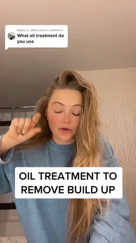 Replying to @.allievictoria oil trearment to help with oily hair and build up #oiltreatment #oilyhairtips #haircareroutine #oiltreatmenthair 