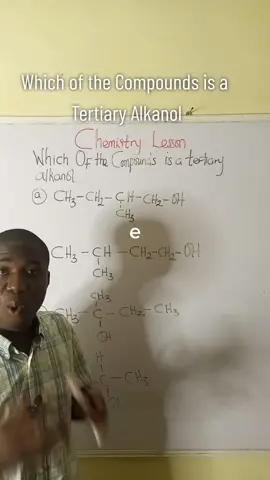 How to Identify Tertiary Alkanols in Organic Chemistry #science #chemistry #organicchemistry #alkanol #tertiaryalkanols #chemistryclass #chemistryclass @Chemistry @Chemistry Simplified @coolchemistryguy @Nursema Altuntas 