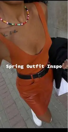 Colors, skirts, some exposed skin 😜 || #fashiotiktok #blackgirlfashion #springoutfitideas #summeroutfit #springfashion #outfitmoodboard 