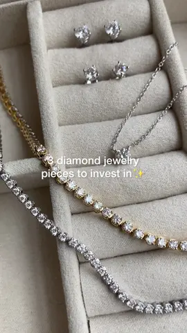 Must have jewelry pieces to invest in✨ #brilliantearth #diamondnecklace #diamondpendant #finejewelry #diamondearrings #tennisbracelet #jewelryinspiration 