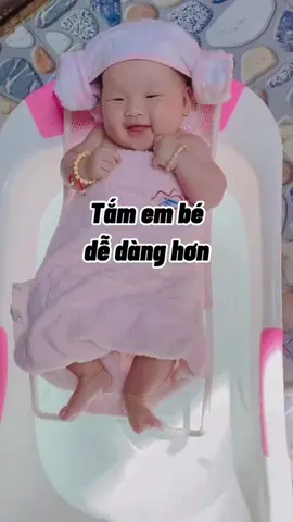 Lưới tắm em bé tiện lợi #luoitam #ghetam #tamchobe 