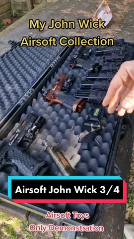My JOHN WICK Airsoft Collection 🔥 #airsoft #softair #johnwick #airsoftclips #airsoftbb #fakegun #fakegun⚠️ #gelblaster #collection #asmr #asmrvideo #nikksakk 