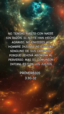 #PALABRAS DE DIOS PARA TI #PROVERBIOS 3:30-32#TIKTOKCRISTIANO #DIOS #JESUS 