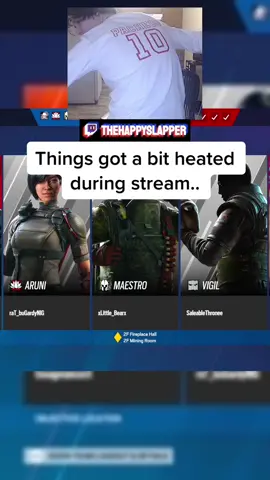 Sometimes it just gets heated @ethangoss_ #thehappyslapper #r6 #r6siege #r6siegeclips #r6siegefunnyclips #rainbowsix #rainbowsixsiege #rainbowsixsiegeclips #rainbowsixmeme #chiefskingdom #SuperBowl #apex #apexlegends #apexmeme #apexmemes 