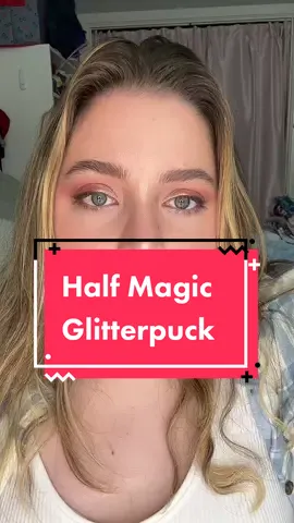 I have a love hate relationship with glitter. This @halfmagicbeauty glitterpuck is the best thing ever invented! Festival season must have! Have you tried any of @donni.davy makeup? #getpuckedup #glitterpuck #halfmagic #halfmagicbeauty #makeupreview #makeuptransformation 
