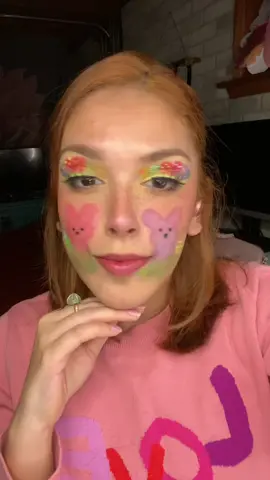 Happy Easter Everyone! 🐰🪺🐣 #eastermakeup #eastermakeuplook #easter #spring #colorfulmakeup #creativemakeup #makeuptutorial #makeupbyalissaskye #fyp 