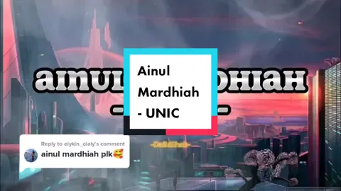 Replying to @eiykin_olaly Atas Permintaan, Ditunaikan 🥰 #ainulmardhiah #unic #requestedsong #liriklagu #lagujiwang #lagunasyid #lagunostalgiasepanjangmasa #daikishah 