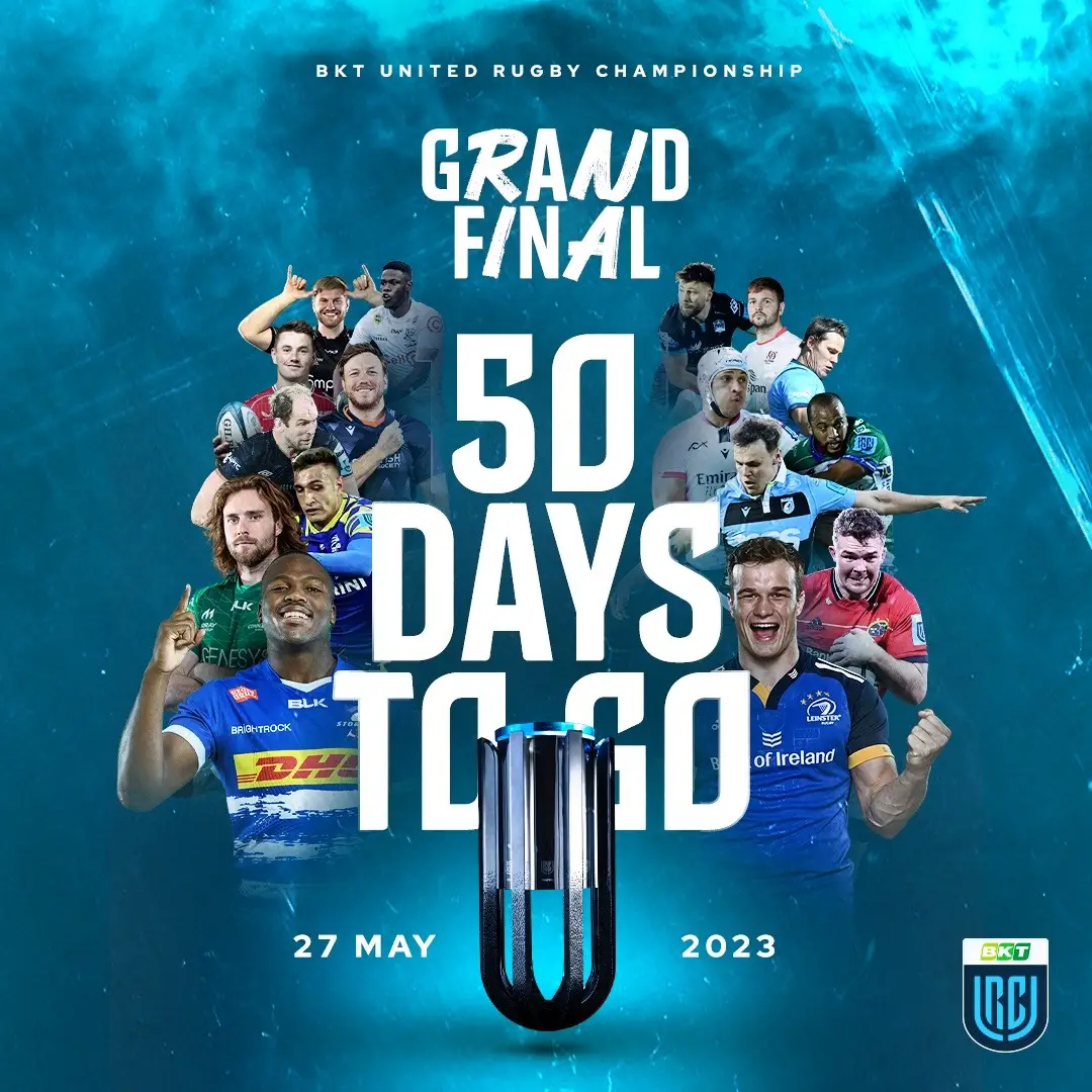 Only 5️⃣0️⃣ days to go until the #urc Grand Final 😍 #rugby #unitedrugbychampionship