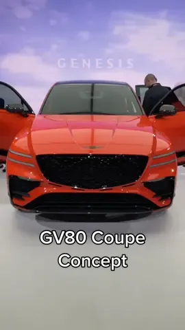 First Look GV80 Coupe Concept 🇰🇷  ______________________________________ 🗽 #acnNYIAS23 [4-7-23 /// #acnGenesis /// Image by: @alllcarnews ] Genesis has a surprise reveal in NYC this week with the GV80 Coupe Concept! We all know it’s entering production later this year but for now we have this sleek concept to preview the design… and a new sporty edge Genesis is about to reveal. The concept features a carbon fiber roof, four carbon bucket seats, a roll cage a so much more. Genesis’ Chief Creative Officer Luc Donckerwolke does say that the GV80 Coupe “emphasizes the duality of the Genesis brand by showcasing the antagonistic character that lives within the Athletic and Elegance parameters. ⠀⠀⠀⠀⠀⠀⠀⠀⠀⠀⠀⠀ ⠀⠀⠀⠀⠀⠀⠀⠀⠀⠀⠀⠀ ⠀⠀⠀⠀⠀⠀⠀⠀⠀⠀⠀⠀ ⠀⠀⠀⠀⠀⠀⠀⠀⠀ 🏁  @Alllcarnews Spec Sheet: Currently the most powerful GV80 packs a new 375HP and 390 lb-ft of torque TT V6 in the top trim 0-60 in the TT V6 is around 5.7sec. It would be sweet if Genesis threw in their Turbo and Supercharged mild hybrid version of this engine found in the G90 making around 420HP. 🏁   ⠀⠀⠀⠀⠀⠀⠀⠀⠀⠀⠀⠀ ⠀⠀⠀⠀⠀⠀⠀⠀⠀⠀⠀⠀ ⠀⠀⠀⠀⠀⠀⠀⠀⠀⠀⠀ Ourside of course is that unique coupe roofline with full LED light bars and black trim. Here it’s finished in Magma red. This likey is also previewing the facelifted GV80 SUV that’s on its way soon. Allegedly this is not only entering producing next year, but this also previews the facelifted GV80!  ________________________________________ ACN EXTRA: We need a GV80 Sport already!  This better be it! ________________________________________ Text by @alllcarnews #Genesis #GV80 #GV70 #Hyundai #korean #SUV #V6 #V8 #G80 #Stinger #carbon ||#powerful #performance #GV80Coupe #CoupeSUV @genesis_usa 