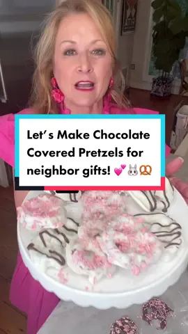 Lets make chocolate covered pretzels as Easter trests for the neighbors 🥨 🐰 #eastertreats #happytreats #neighborgifts #chocolatecoveredpretzels #easter #foryoupage❤️❤️ @snydersofhanover 
