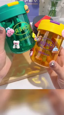 300ml straw water cup simple high-value straw cup trend mini portable#fashion #cute#tkmademebuyit #foryou 