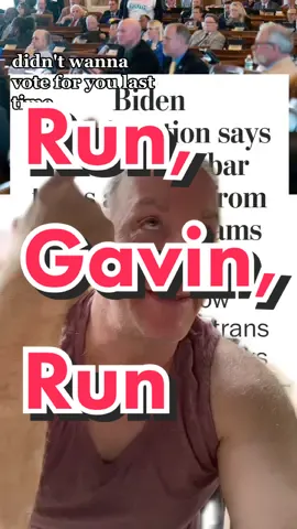 #greenscreen #biden #transgender #trans #transathlete #gavinnewsom #democraticprimary