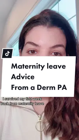 Maternity leave advice & going back to work after Maternity leave. I survived my first week back at work! #maternityleaveisover #womeninmedicine💪 #dermatologyphysicianassistant #physicianassistantlife 