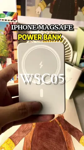 Are you looking for a magsafe powerbank? Shop Romoss WSC05 with 5000mah. It has strong magnetic attachment, pocketful and slim design with affordable price. Click the yellow basket to check out! #romossph #romoss #fyp #foryou #tiktokbudol #powerbank #wireless #tiktokshopstore