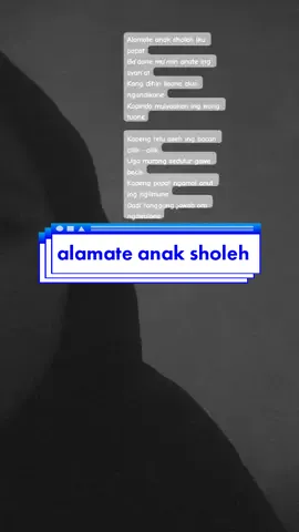 dikarenakan banyak yang req ini, masih belajar ygy✌️ #alamateanaksholeh #kapingteluasihingbocahcilikcilik #fyp 