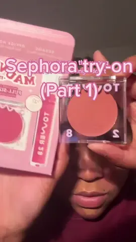 Replying to @jasminelovely28 Trying new makeup from Sephora pt. 1 (@tower28beauty  you got me f-ed up tho…)