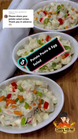 Replying to @miss_persistent Potato Pasta and egg salad 🤤#guyanese #guyanesetiktok #westindiantiktok #caribbeantiktokeurs #usa🇺🇸 #fypシ #viralvideo #viraltiktok #Recipe #contentcreator #iftar #contentcreator #eastervibes #sidedish #coldpastasalad #pastasalad #pastasaladrecipe #yummysalad #easypastasalad #bbqsidedish #easysidedish 