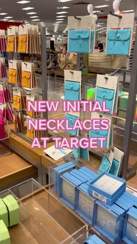 20% off today too! How precious are these necklaces from a new day! #target #targetrun #targetstore #targetmusthaves #callitwhatyouwant #intitals #affordablejewelry #targetfinds  