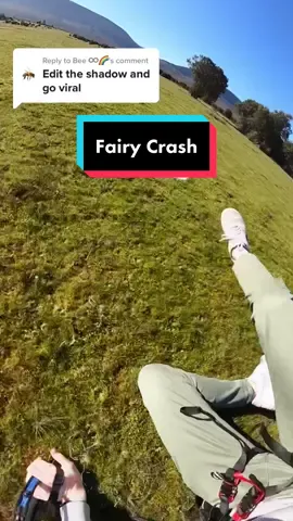 Replying to @Bee ♾️🌈 Sometimes a #realfairy has an engine failure… #fakefairy #fairytrend #paramotor #fairy 