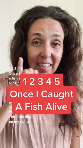 “1 2 3 4 5 Once I Caught A Fish Alive” #nurseryrhyme #innerchild #childhood #nostalgia #comforting 