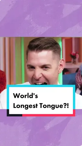World's Longest Tongue?! #DidYouKnow #funfact #story #anecdote #e#information #info #tongue #guinnessworldrecords 