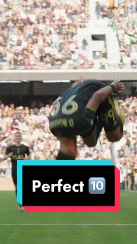 A perfect 10 from the North End. 🤸‍♂️ #celebration #MLS #lafc #Soccer #goal #highlight #gymnastics #flip 