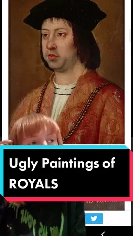 Ugly paintings of royals... but this time I found a blog post so let's rate them! #habsburg #history #historytok #historytiktok #tudors #thetudors 