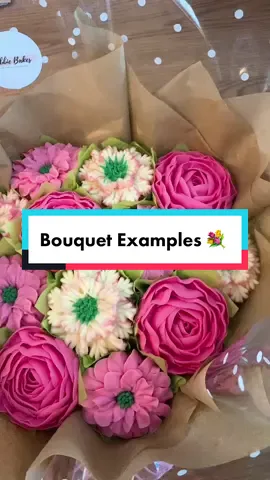 Here’s a little complication of some of my bouquets.  There are a lot of examples and colours. I hope there are a few you like 🥰  #cupcakebouquet #cupcakeflowers #cupcakedecorating #buttercreamflower #learncake #debbiebakes #buttercreamflowersvideo #learncakes #buttercreamflowertutorial #caketok #cupcakeoftheday 