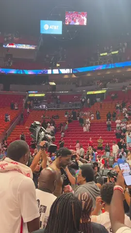 The OG of all OG’s 🐐🫶🏽😤🔥#udonishaslem giving his step mom his jersey after his final regular season game. #miamiheat #NBA #basketball 