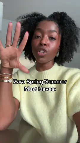 Spring/Summer must haves from @zara if you’re in the market for easily styled statement pieces ✨ #fashiontiktok #zaranewin #outfitinspo #greenscreen  