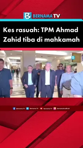 TPM Ahmad Zahid hadir di Kompleks Mahkamah Kuala Lumpur untuk perbicaraan di peringkat pembelaan bagi 47 pertuduhan rasuah, pengubahan wang haram dan pecah amanah yang dihadapinya.  #bernamatv #beritatiktok #newstrendingmalaysia #zahid #fyp 
