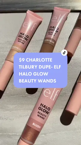 Elf halo glow beauty wands are out now for $9 and are a PERFECT charlotte tilbury dupe😍 follow to see try ons and honest reviews!! #elfhaloglow #elfbeautywand #elfhaloglowbeautywand #charlottetilburydupe #elfcosmetics #fyp #viral 