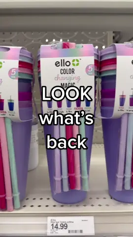 New color changing tumblers! #colorchanging #tumblers #target #targettok #targetstyle #targetmusthaves #fyp  #whatsnewattarget #targetfinds #targetrun 