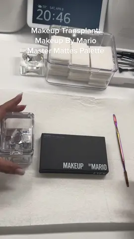 Depotting is easy with the proper tools and technique. #makeupbymario #sephora #depotting #depottingmakeup #makeup #mua #makeupartist #makeupkit #neutral #matte #eyeshadow #eyeshadowpalette #asmr #makeupasmr #kitwhisperer #grishanroof #depotchopra 