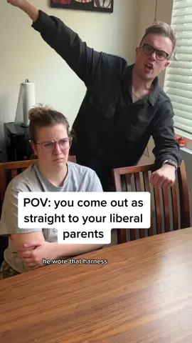POV: you come out as straight to your liberal parents #comedy #comingout #liberalparents #parents #fyp 