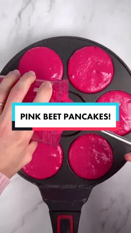 PINK BEET PANCAKES! Ingredients  * 100g (3.5 ounce cooked and peeled beetroot, I used store bought cooked beetroot  * 100ml (1/2 US cup) milk of choice (I used oat milk) 🥛 * 65g (3/4 US cup) oats * 1 small egg 🥚 (can be substitute with chia egg: 1 tbs chia seeds + 3 tbsps water) * 1/2 teaspoon baking powder Method  1. Place beetroot and milk into a food processor/blender and pulse until they form a smooth batter. 2. Add in the rest of the ingredients and pulse again until well blended. 3. Then pour 1-2 tablespoon of batter onto a non sticky greased skillet on a medium-low heat. 4. Use a spoon to spread out the mixture and cook until you see small bubbles forming on the top of the pancake and the edges seem dry, about 2-3 minutes. Flip and cook the other side for another 2-3 minutes. 5. Buon appetito!😋 👶🏻 Suitable from 6+ months  ❄️ Store in the fridge in an airtight container for a couple of days, or freeze for up to 3 months. ~The best way to defrost them is in the microwave if you have one. OR you can defrost the pancakes in the refrigerator the night before and then reheat them in the pan. ✨ Bamboo plate is from @eco rascals! It comes with a super suction base! You can use code YLB15 to get 15% off on all @ecorascals products - they ship worldwide 🌎 #babyledweaning #babyfood #breakfast #kidsbreakfast #kidssnack #healthyfood #healthybreakfast #blwideas #blwrecipes #blwinspiration #toddlerlife #toddlerbreakfast #toddlerrecipes #healthybreakfast #snack #healthysnack #carros #babyledeating #breakfastbar #firstfoods #whatmytoddlereats #whatmybabyeats #blwjourney #beetroot #pancakes #ricetteperbambini #easysnack #motherhood