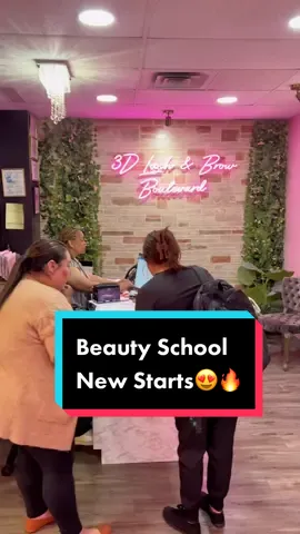 New week. New students! WELCOME!😍 Don’t put your beauty dreams on hold. Join us next month and take your beauty career to the next level. 🔥 #3dlashandbrow #beautyschool #dallasbeautyschool #dallasnailtech #dallasesthetician #dallascosmetologist #cosmetologyschool #pmuartist #dallaspmutraining #dallaspmu 