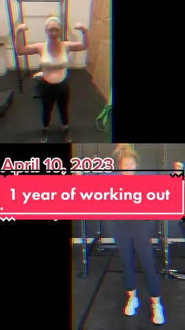 Exactly 1 year of working out. Proud of my progress 💪🏻 #HomeGym #PostpartumFitness #PostpartumWorkout #MomLifeSAHM #PostpartumBody #MomBod #Proud #FitnessJourney #FitnessTransformation 