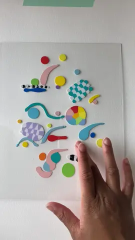 #squishart #glasspainting #artt #dot #squishtok #colorpalette #abstractpainting 