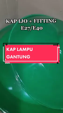 KAP LAMPU GANTUNG BAHAN TEBAL SATU SET E27 DAN E40  #lampu #kapgantung #fyp #murahmeriah 