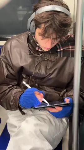 #subwayguy #handsome #study #winter #coolboy #foryou #boyfriend 