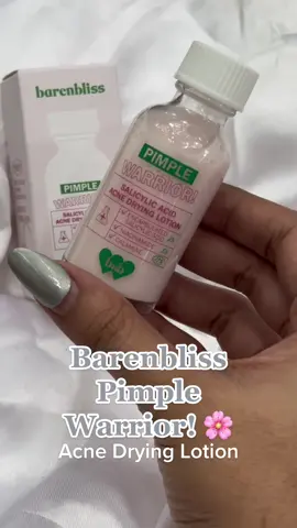 @barenbliss_ph PIMPLE WARRIOR! Salicylic Acid Acne Drying Lotion. #barenblissph #barenblisspimplewarrior 
