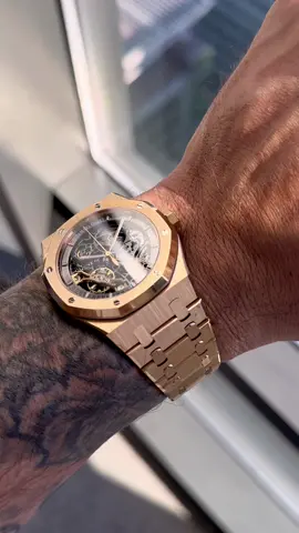 Audemars Piguet 15407OR Rose Gold Skeleton 41mm @ Talking Time UK LTD Canary Wharf London #ap #audemarspiguet #audemars #15407or #rosegold #gold #fyp #forsale #luxury #canarywharf #london 